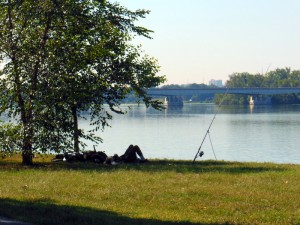 A lazy scene on the Potomac