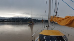 Another grey day on the river