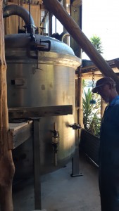 Sven and the distilling vat
